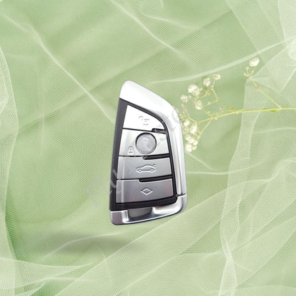 Fly Master Replacement Key Shell Compatible BAMW G30 M Sport, G31, X5, Etc. 4 Button Remote Smart Key Fob