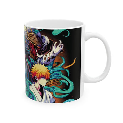 RF REDFOXX Anime Character Mug with Elemental Euphoria Design, 350ML