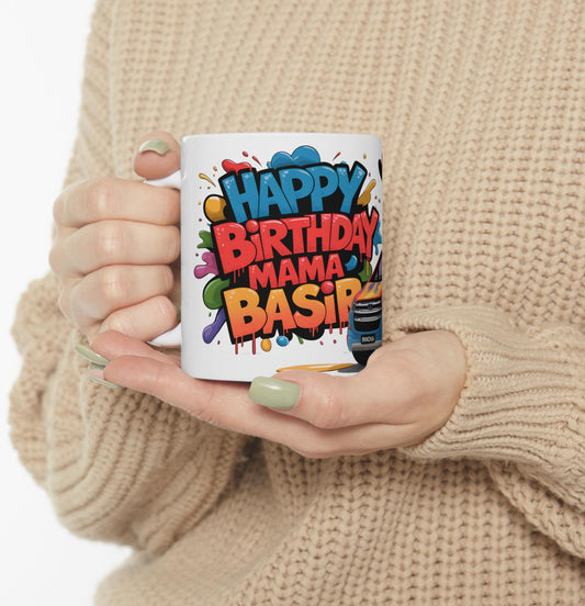 RF REDFOXX Personalized Photo Mug, 325 ml White Ceramic Cup with Text, Quotes, Name, Gift for Birthday, Anniversary (with Free Key Chain)