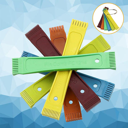 RF REDFOXX Fin Comb Set for Air Conditioner FCR6 Coil Fin Comb Ring Straighten Evaporator Condensor
