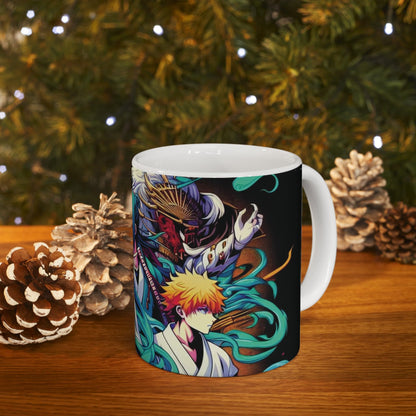 RF REDFOXX Anime Character Mug with Elemental Euphoria Design, 350ML