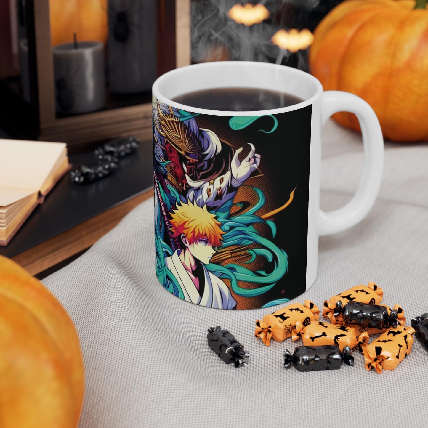 RF REDFOXX Anime Character Mug with Elemental Euphoria Design, 350ML