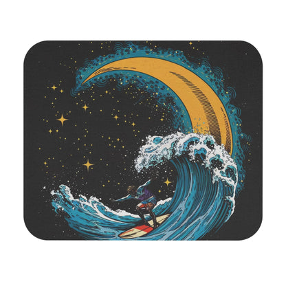 RF REDFOXX Designer Mouse Pad with Smooth Rubber Base, Moon Designs, 30.5 x 25.4 cm