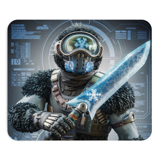 RF REDFOXX Anime Designs Holding Sword Customised Designer Mouse Pad, 29.5 x 25 cm, Smooth & Non-Slip Rubber Base